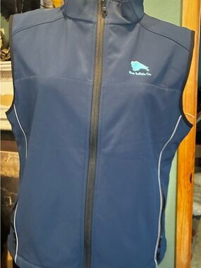 Blue Buffalo Co. Navy Softshell Vest-L unisex